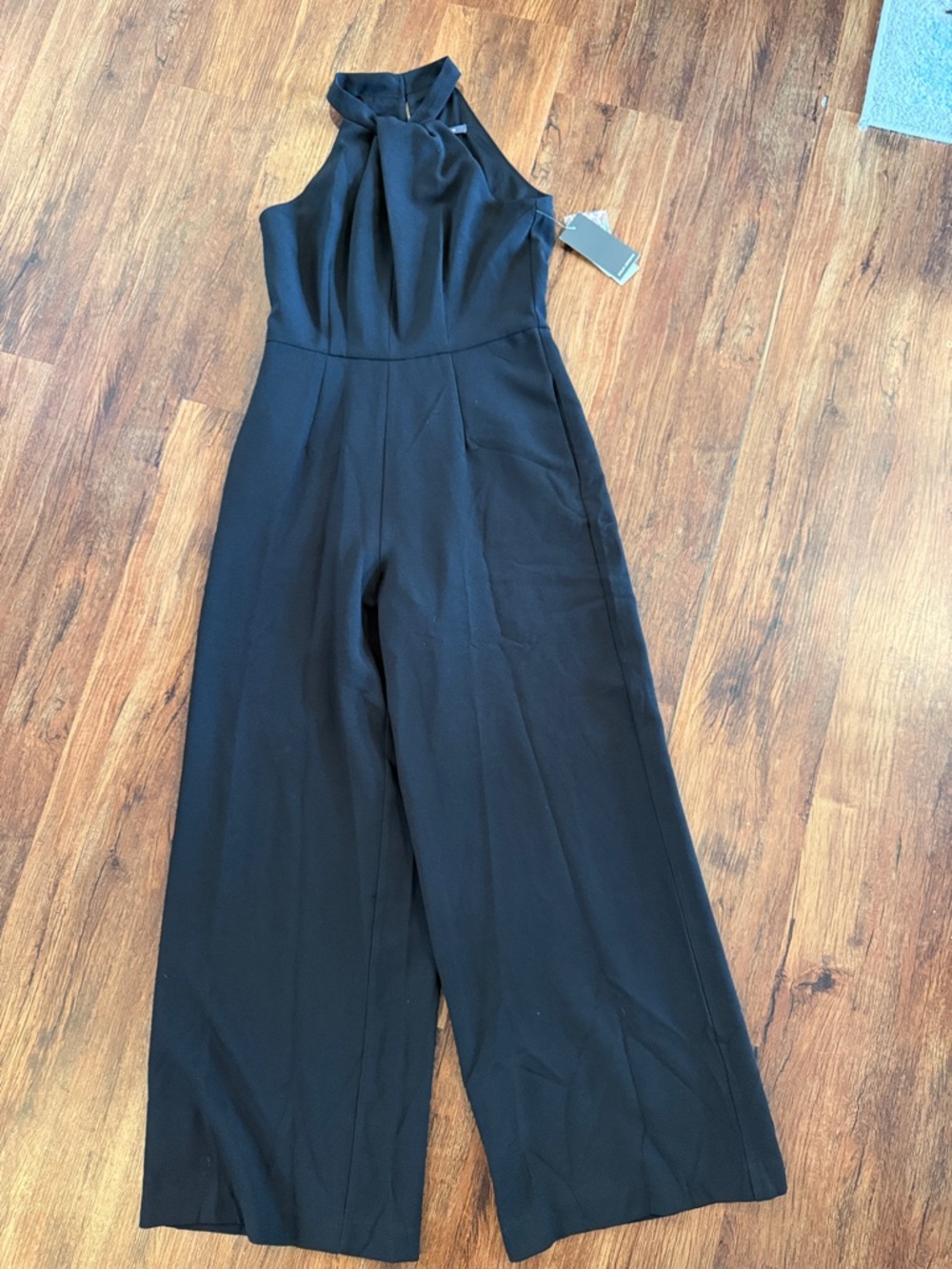 Julia Jordan Sleeveless Black Wide-Leg Jumpsuit - Classic Evening Wear